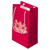 JA! Cute Cartoon Pigs Gift Bag Klein Cadeauzakje (Achterkant Gekanteld)