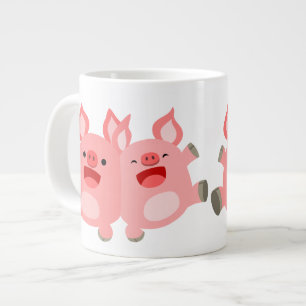 JA! Cute Cartoon Pigs Jumbo Mok