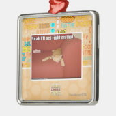 Ja, daar kom ik wel op terug. metalen ornament (Links)