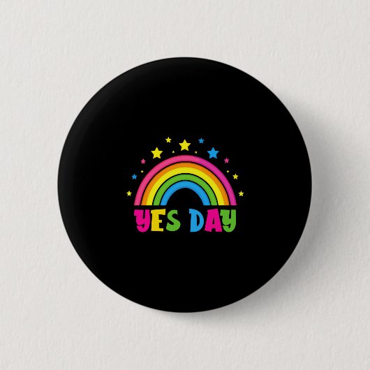 Ja dag uitvoering ronde button 5,7 cm (Voorkant)