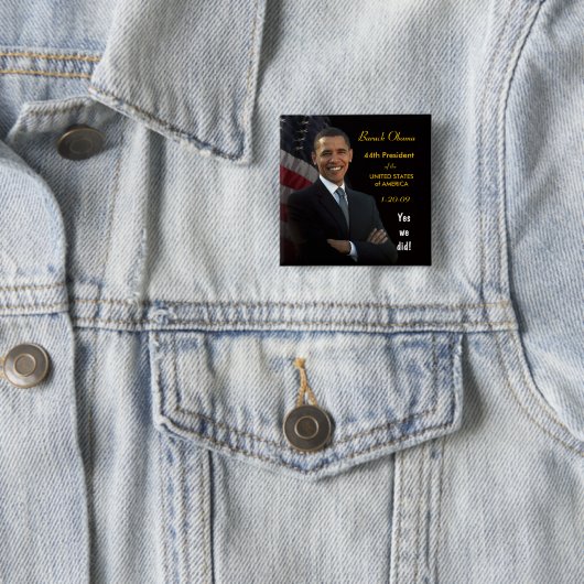 Ja, dat deden we - Inauguration Button (In situ)
