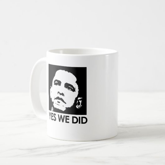 "Ja, dat deden we." Koffiemok (Voorkant links)