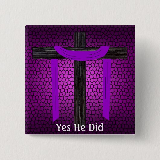 Ja, dat deed hij. vierkante button 5,1 cm (Voorkant)