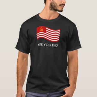Ja, dat deed je... donker t-shirt