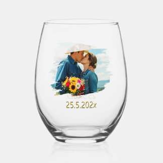 Ja dat doe ik, De Kus, Huwelijk / Jubileum Wijnglas Zonder Voet