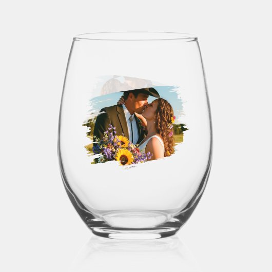 Ja dat doe ik, Trouw / jubileum wijn glas (Voorkant)