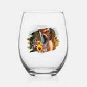 Ja dat doe ik, Trouw / jubileum wijn glas (Achterkant)