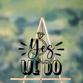 Ja, dat doen we acryl bord