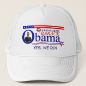 Ja, dat hebben we gedaan. - President Obama Pet (Voorkant)