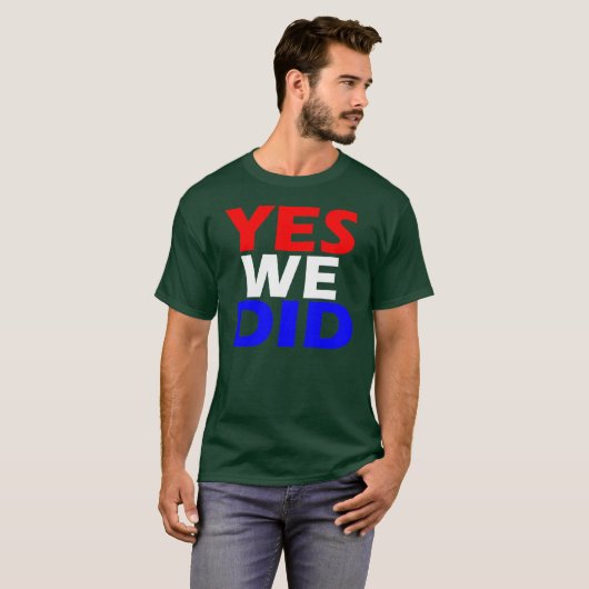 JA, DAT HEBBEN WE GEMAAKT! T-SHIRT (Voorkant volledig)