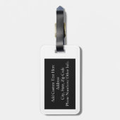 Ja, dat hebben we weer gedaan. bagagelabel (Achterkant verticaal)