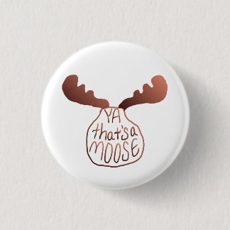 "Ja dat is een eland" handgetekende kunst Come Fro Ronde Button 3,2 Cm