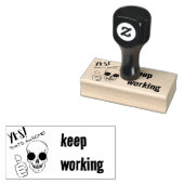 ja , dat is onzin , blijf werken met een rubberste rubberstempel (Gestempeld)