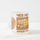 Ja dat kan hij. Comrade Obama Spoof Matglas Koffiemok (Voorkant links)