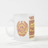 Ja dat kan hij. Comrade Obama Spoof Matglas Koffiemok (Links)