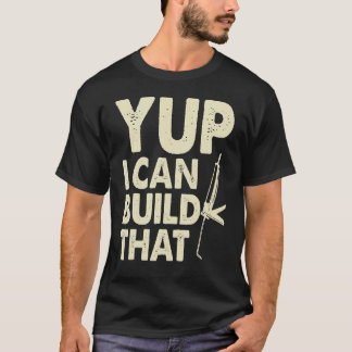 Ja dat kan ik bouwen  Handyman kitspistool T-shirt