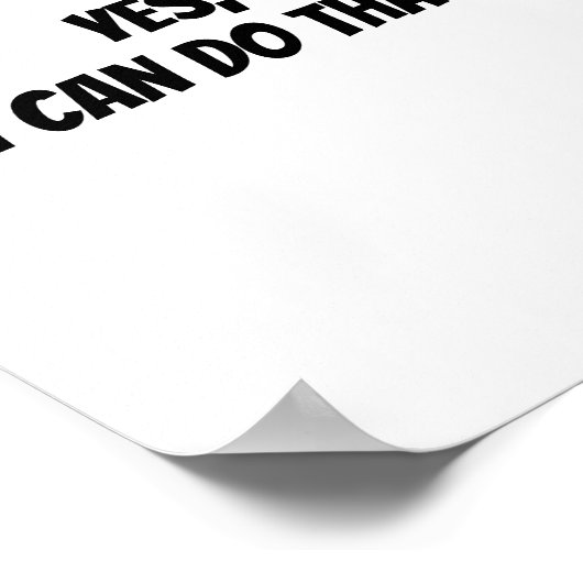 Ja, dat kan ik doen poster (Hoek)