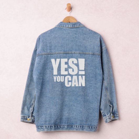 JA DAT KAN – Motivatie positief offerte ontwerp Denim Jacket (Hangar)