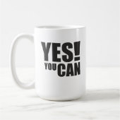 JA DAT KAN – Motivatie positief offerte ontwerp Koffiemok (Links)