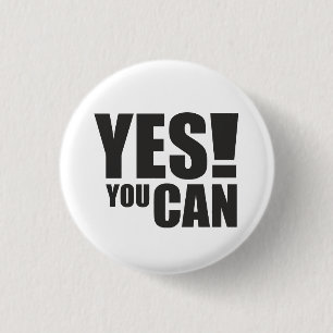 JA DAT KAN – Motivatie positief offerte ontwerp Ronde Button 3,2 Cm