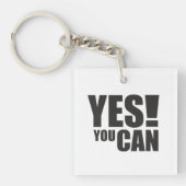 JA DAT KAN – Motivatie positief offerte ontwerp Sleutelhanger (voorkant)