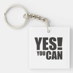 JA DAT KAN – Motivatie positief offerte ontwerp Sleutelhanger