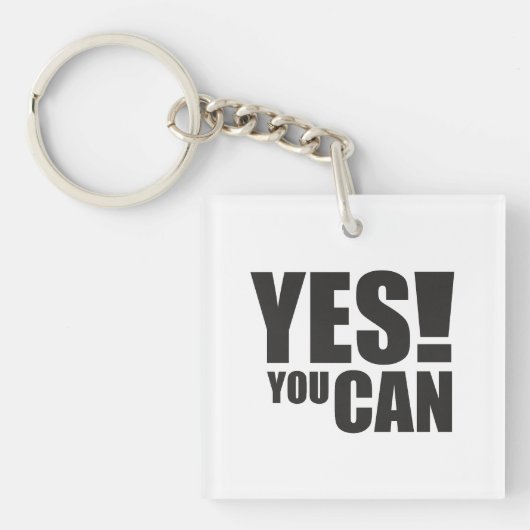 JA DAT KAN – Motivatie positief offerte ontwerp Sleutelhanger (voorkant)