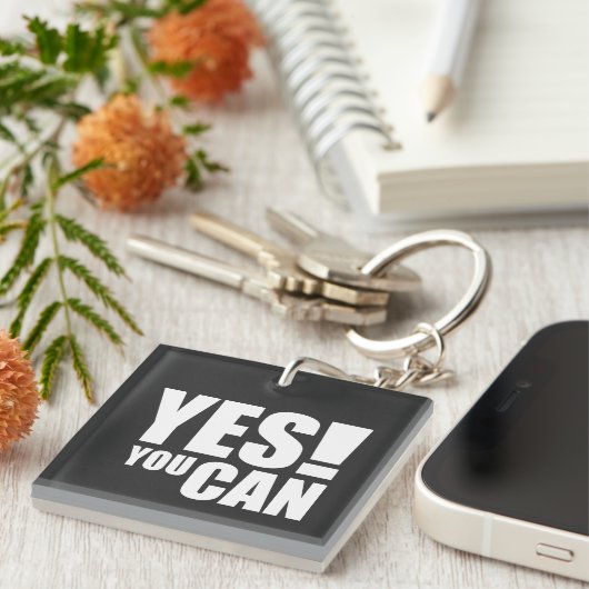 JA DAT KAN – Motivatie positief offerte ontwerp Sleutelhanger (Voorkant Rechts)