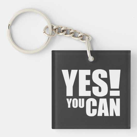 JA DAT KAN – Motivatie positief offerte ontwerp Sleutelhanger (voorkant)