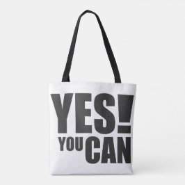 JA DAT KAN – Motivatie positief offerte ontwerp Tote Bag