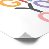 Ja dat kan, Vrouw empowerment, meisjesmacht, trots Poster (Hoek)