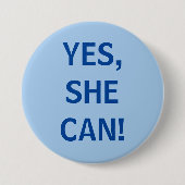 Ja, dat kan ze ronde button 7,6 cm (Voorkant)