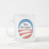 Ja, dat kunnen we en dat hebben we gedaan matglas koffiemok (Links)