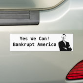 Ja, dat kunnen we. Failrupt America Bumpersticker (Op auto)