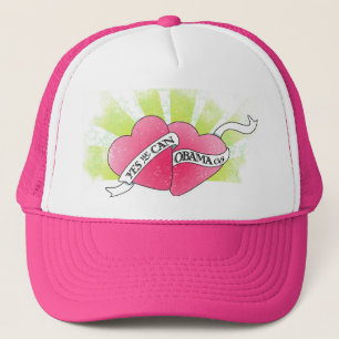 Ja dat kunnen we - Obama 08 - oude schoolstijl Tat Trucker Pet