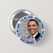 Ja, dat kunnen we. Obama Button (Voorkant /achterkant)