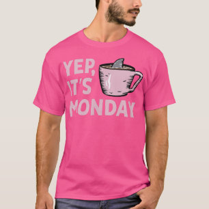 Ja, de maandag van de MF werkweek zwemmen haaien i T-shirt