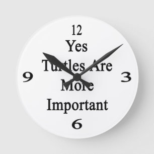 Ja De schildpadden zijn belangrijker Ronde Klok