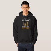 Ja, de wereld draait om tegenstanders hoodie (Voorkant volledig)