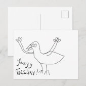 Ja dinsdag! Briefkaart (Voorkant / Achterkant)