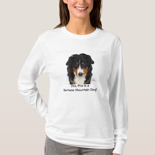 Ja, dit is een Bernese Mountain Dog. T-shirt (Voorkant)