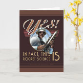 Ja! Dit is het Rocket Science Wenskaart Kaart (Gele Bloem)