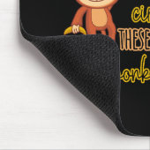 Ja! Dit is mijn Circus. Dit zijn mijn drie apen Muismat (Hoek)