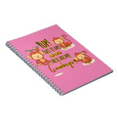 Ja! Dit is mijn circus, dit zijn mijn drie apen Notitieboek (Rechterzijde)
