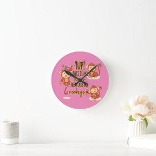 Ja! Dit is mijn Circus. Dit zijn mijn drie apen Ronde Klok