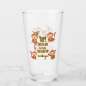 Ja! Dit is mijn Circus Dit zijn mijn vier apen Glas (Achterkant)