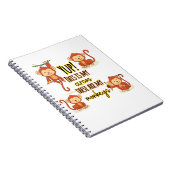 Ja! Dit is mijn circus en dit zijn mijn vier apen Notitieboek (Rechterzijde)