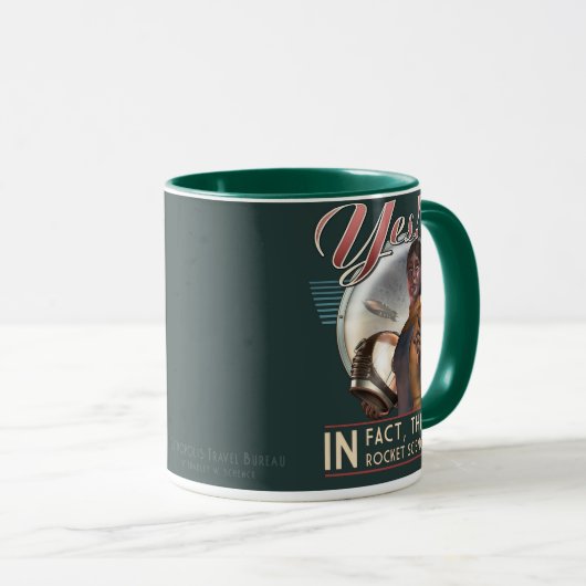 Ja! Dit is Rocket Science Mok (Voorkant rechts)