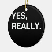 JA, ECHT KERAMISCH ORNAMENT (Links)