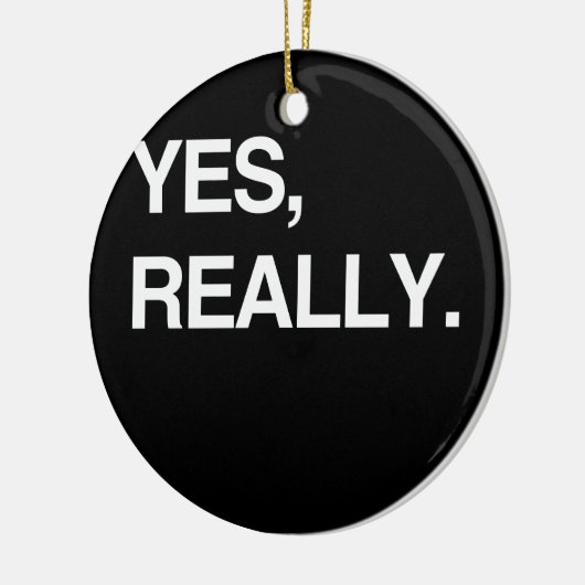 JA, ECHT KERAMISCH ORNAMENT (Links)